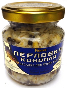 Насадка для ловли рыбы Fishka пшеница-конопля 110 мл