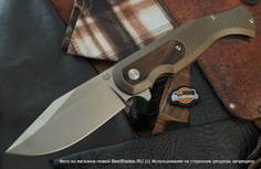 Складной нож Fox Knives East Wood Tiger FX-524 TiZW