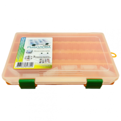 Коробка рыболовная для приманок Fisherbox 220 (22х16х02) оранжевая