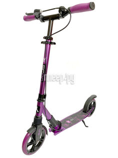 Самокат Y-Scoo RT 205 Chicago Gun с ручным тормозом Neochrome Fuchsia No Brand