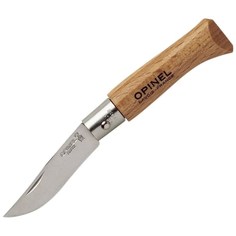 Нож Opinel (Опинель) №3, нержавеющая сталь, рукоять из бука 001071