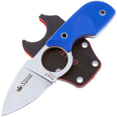 Шейный нож Kizlyar Supreme Amigo Z Синяя G10, Aus-8
