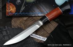 Нож Антарес Перо Х12МФ, эбонит, падук
