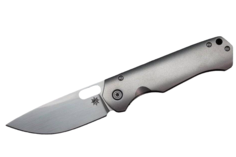 Кастомный нож MST Knives Technik титан/пескоструй, M390/сатин МСТ