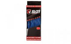 Шнурки хоккейные MAD GUY с пропиткой Elite (синий-белый) - 180 см