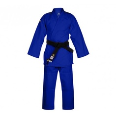 Кимоно д/дзюдо подростковое Champion 2 IJF Olympic синее с золотым логотипом(размер 155см) Adidas