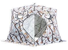 Палатка Higashi Winter Camo Pyramid Hot, для рыбалки, 4 места, белый