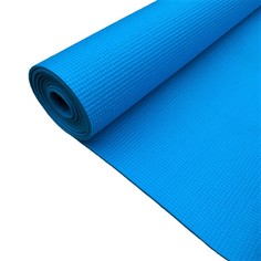 Коврик для йоги 173 х 61 х 0,3 см, цвет синий No Brand