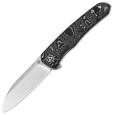 Складной нож QSP Knife Otter QS140-A1, Crucible CPM S35VN, карбон с алюминием