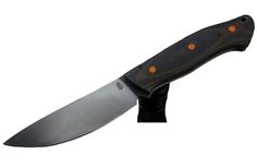 Сергей Шадрин нож Крейсер (K110, сатин, микарта, оранжевые пины)