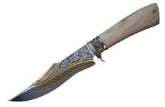 Павловские ножи Скорпион (ХВ6 ,рог, литье, гравировка)
