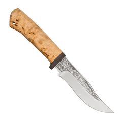 Нож с фиксированным клинком АиР Клычок-1 (карельская береза, 110Х13М)