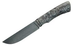 Нож Марушина Егерь 5.2 (дамаск, кость, скримшоу)