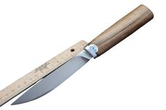 Нескладной нож Якут (АиР, 95х18, дерево/алюминий)