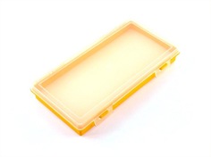 Коробка для приманок PlBOX 2401 (без ячеек, изолон 8 мм) 240 х 130 х 35 мм, цв. Жёлтый G2