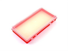 Коробка для приманок PlBOX 2401 (без ячеек, изолон 8 мм) 240 х 130 х 35 мм, цв. Красный G2