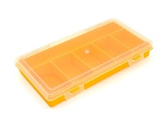Коробка для приманок PlBOX 2406 (6 ячеек) 240 х 130 х 35 мм, цв. Жёлтый G2