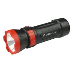 Фонарь ручной,Ultraflash LED3849 аккум.220В черный 1 LED 2 реж.,SLA коробка 14931