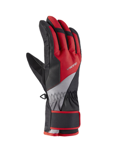 Перчатки Горнолыжные Viking Santo Black/Red (Inch (Дюйм):8)