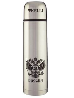 Термос уз.горл. KT-0906 Kit 0,75л нерж.ст. матовый No Brand