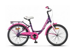Велосипед STELS Pilot-250 Lady 20" V020 LU095664 LU088407 12" Пурпурный 2021