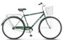 Велосипед взрослый STELS Navigator-300 С 28 Z010 Темно-зеленый +корзина (LU101059 LU094717