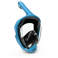 Маска для снорклинга Wave, размер L (от 12 см) с креплением д/экшн-камеры, синяя
