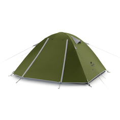 Палатка Naturehike с алюминиевыми дугами, на 3 человека, зеленая, NH18Z033-P