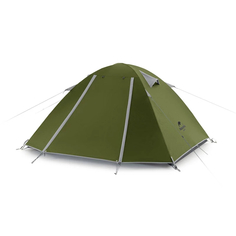 Палатка Naturehike с алюминиевыми дугами, на 3 человека, с принтом, тёмно-зелёная