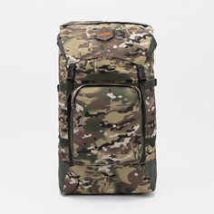 Рюкзак туристический, отдел на молнии, 70 л, 3 наружных кармана, цвет камуфляж Huntsman