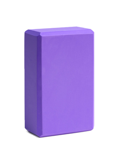 Кирпич для йоги Hamsa Yoga Спортивный кубик 23x15x7,5 см, фиолетовый
