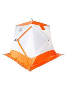 Палатка Кедр Куб, для рыбалки, 3 места, оранжевый