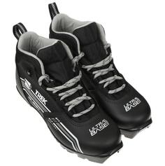 Ботинки лыжные NNN TREK Quest4 черные/логотип серый размер RU46 EU47 CM30