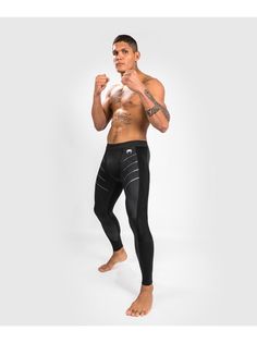 Компрессионные штаны Venum Biomecha Black-Grey XXL