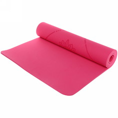 Коврик для йоги Мандала Sportage 183x61x06 см tpe, розовый