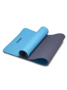 Коврик для йоги и фитнеса Atemi, AYM13B, серо-голубой