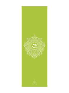 Коврик для йоги, фитнеса и пилатеса Dream Om Green Germany, 4,5 мм, зеленый Bodhi