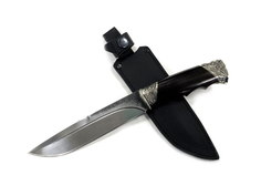Нож Булат Беркут 2, кованая Х12МФ, черный граб