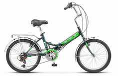 Велосипед Stels Pilot 450 V 20" рама 13,5" темно-зеленый
