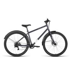 Велосипед Forward 27,5" SPIKE D рама 18" серо-серебристый