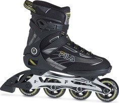 Коньки роликовые FILA MIZAR 80 black/lime 42,5(UK8,5)