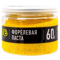 Форелевая паста Zub Форель 60 мл Чеснок Жёлтый Zoob