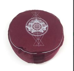 Подушка для медитации Bodhi Чакра Муладхара красная