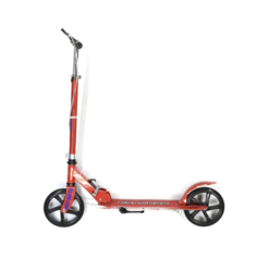 Самокат Scooter красный с тормозом