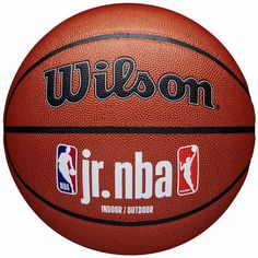 Баскетбольный мяч Wilson JR NBA Logo Indoor Outdoor