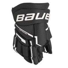 Перчатки хоккейные BAUER Supreme Mach S23 YTH 1061907 (9 / черный-белый) Бауэр