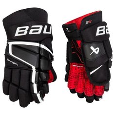Перчатки хоккейные BAUER Vapor 3X S22 Sr 1059954 (15 / черный-белый) Бауэр