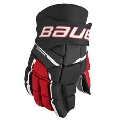 Перчатки хоккейные BAUER Supreme M3 S23 SR 1061898 (15 / черный-красный) Бауэр