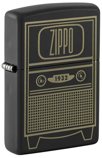 Зажигалка ZIPPO Vintage TV Design 48619
