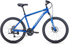 Велосипед горный HARDI 2.1 D 26 21ск. 2022 18", синий, бежевый Forward